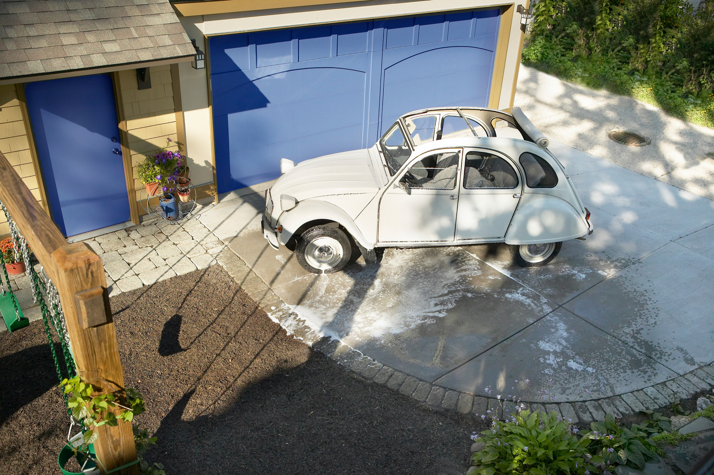 Outdoor Urban Retreat - French drain