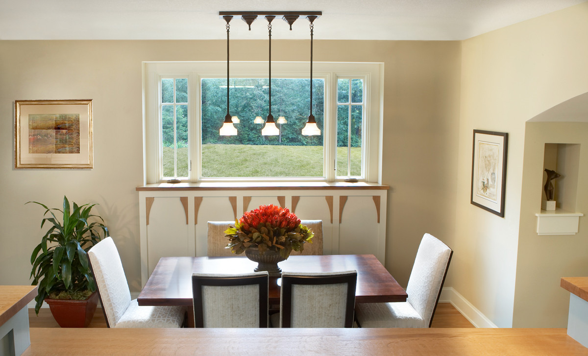 Dining Room with Craftsman Panels